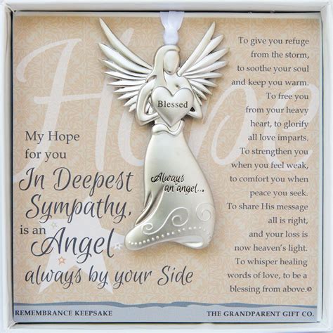 Unique and thoughtful sympathy gift ideas for loss of father will mean so much. Amazon.com : The Grandparent Gift Sympathy Angel Memorial ...
