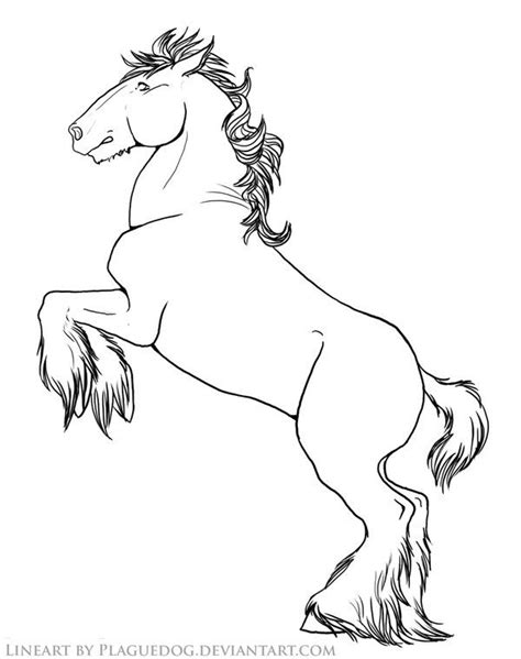 Draft Horse Coloring Pages Coloring Home