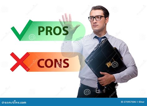 Concept Of Choosing Pros And Cons Stock Photo Image Of Compromise