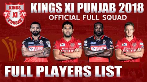 Kings Xi Punjab Team 2018 Ipl Tickets
