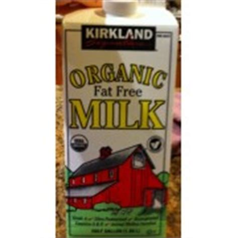 These lactose free milks each have their unique tastes and health benefits. Kirkland Signature Organic Fat Free Milk: Calories ...