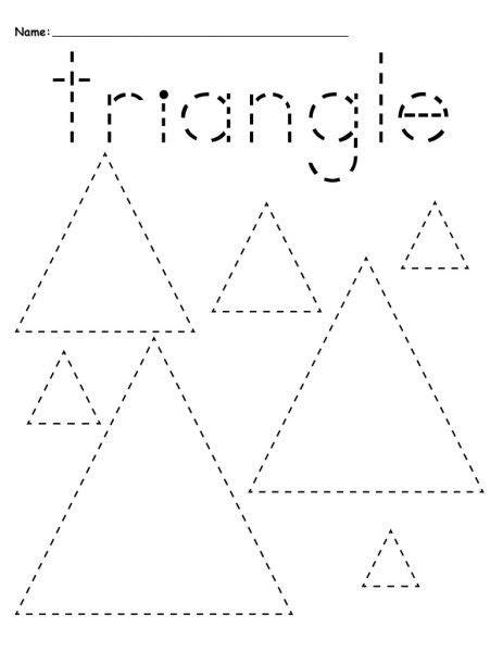 Trace and draw the shapes. Shapes Tracing Worksheets | Worksheet School