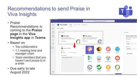 Microsoft Viva Recommendations To Send Praise In Viva Insights Super