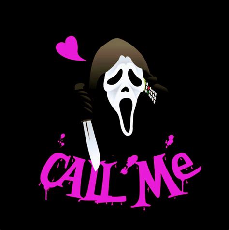 Ghostface Call Me Scream Horror Movies Funny Funny Horror Horror Movie Icons