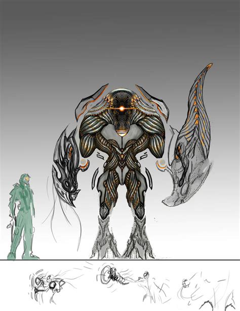 Halo 5 The Promethean Hunter By Partin Arts On Deviantart