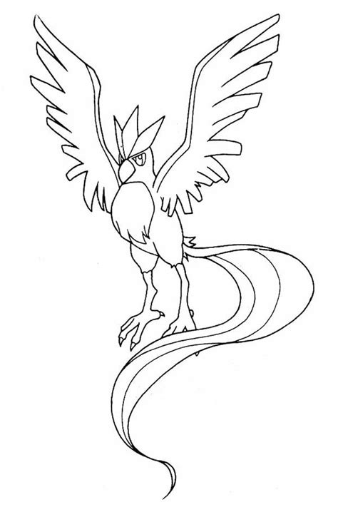 Articuno Coloring Pages