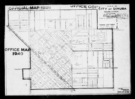 1940 Census Enumeration District Maps California Tulare County
