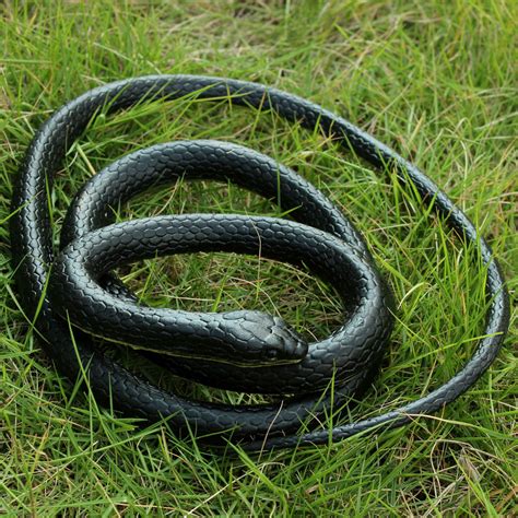 52 Long Big Soft Realistic Rubber Snake Toy Garden