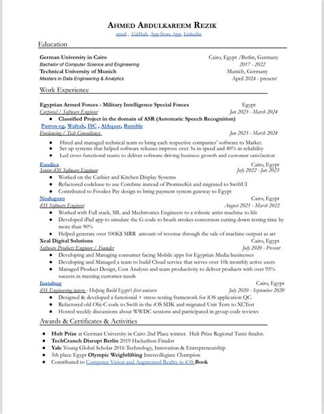 Not getting any interviews for SWE roles - Munich, Germany : r/resumes