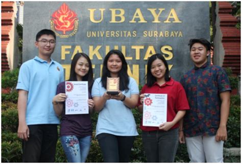 Mahasiswa Manufaktur Ubaya Ciptakan Fluithers Raih Penghargaan Tingkat