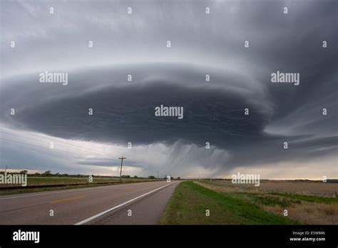 A Classic High Plains Low Precipitation Supercell Thunderstorm Taking
