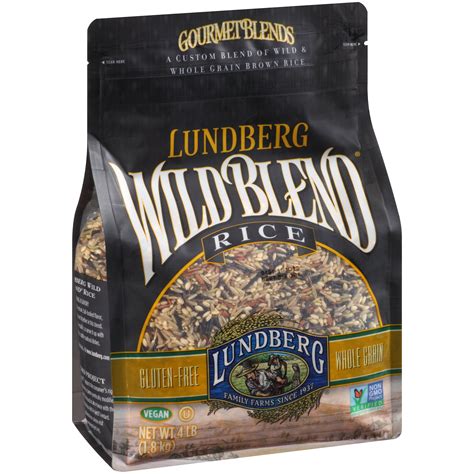 Lundberg Wild Blend Rice 4 Lb Bag