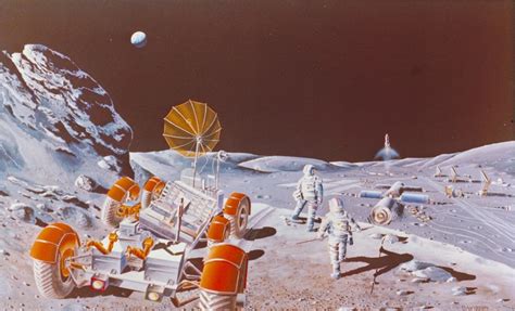 Nasa Concept Art Astronaut Moon Hd Wallpaper