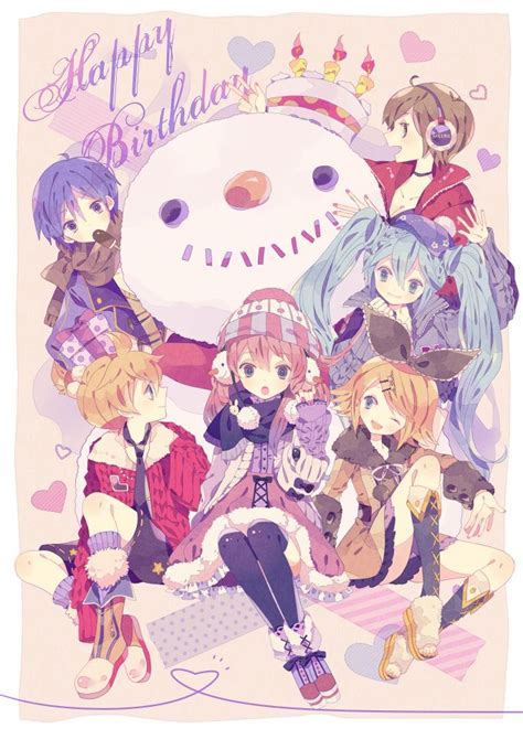 Pinterest Anime Vocaloid Happy Birthday