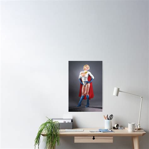 Power Girl Poster For Sale By Corywaydesign Redbubble