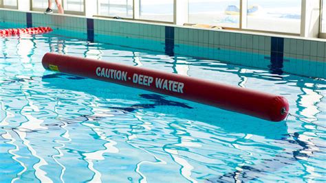 Caution Deep Water Inflatable Barrier For Commercial Pools Aflex