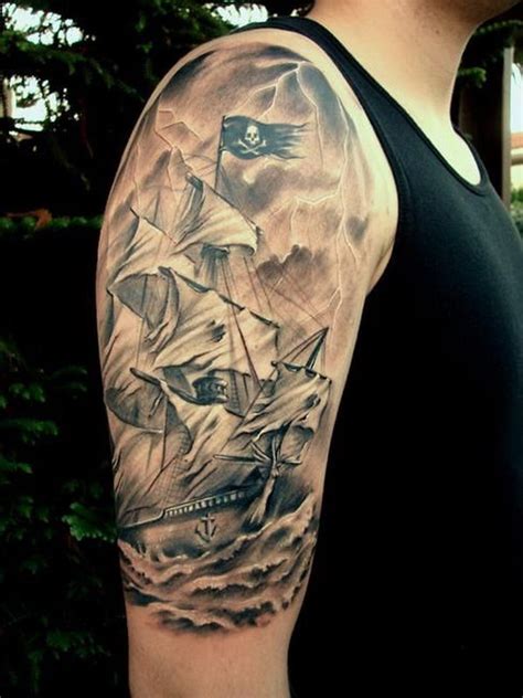 Nautical Half Sleeve Tattoos Designs Ideas And Meaning