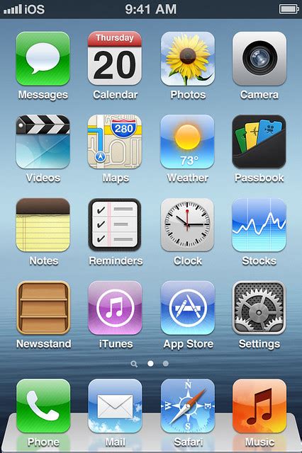 Home Screen Iphone 4s Flickr Photo Sharing