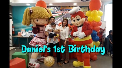 Daniels 1st Birthday Jollibee Iba Zambales Youtube
