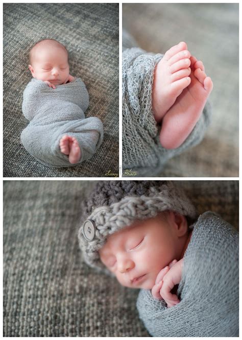 Grey Newborn Stretch Wrap In Use Savvy Photo Kristina Kendall