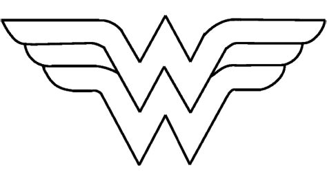 Wonder Woman Logo 590×324 Pixels Imágenes Para Imprimir
