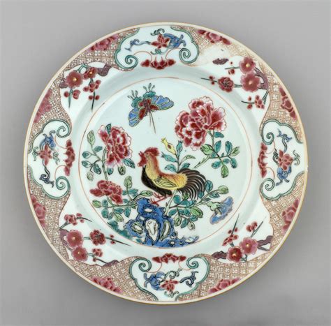 Jingdezhen Porcelain Jiangxi Province China — Plate C1730 1750