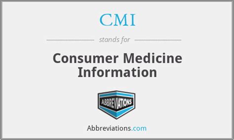 What Does Cmi Stand For