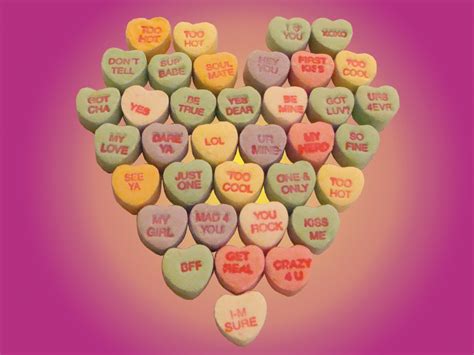 Free Download Candy Hearts Pink Wallpaper Valentines Day By