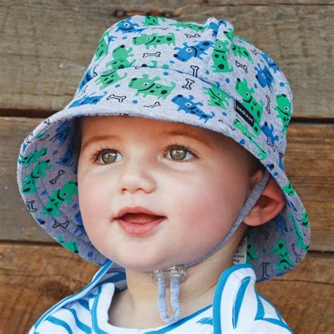 Bedhead Hats Boys Baby Bucket Sun Hat With Strap Upf 50 Baby