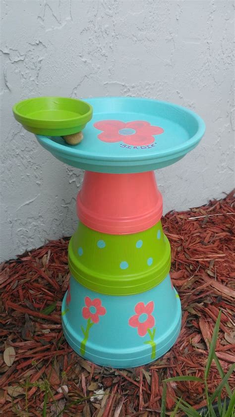 1000 Images About Clay Pot Bird Baths And Feeders On
