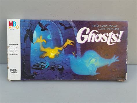 Ghosts Board Game By Milton Bradley 1980s Etsy Board Games Milton