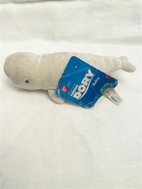 Disney Pixar Finding Dory Bailey Plush Beluga Whale 8 White Bandai
