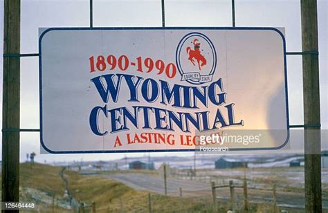 Wyoming Welcome Sign Photos And Premium High Res Pictures Getty Images