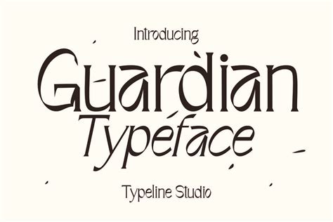 Guardian Font By Typelinestudio · Creative Fabrica