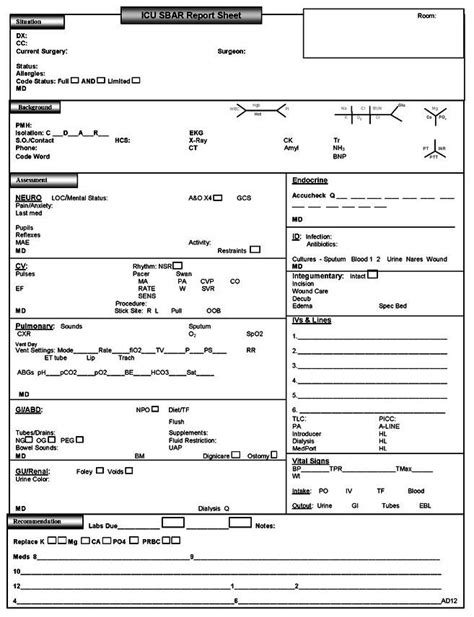 Maybe you would like to learn more about one of these? icu brain sheet - Google Search | Nurse brain sheet ...