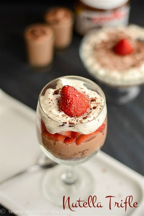 Nutella mousse trifle is a rich, delicious and elegant dessert that is perfect for any special occasion. Spicy Treats: Nutella Trifle Recipe | Nutella Mousse ...
