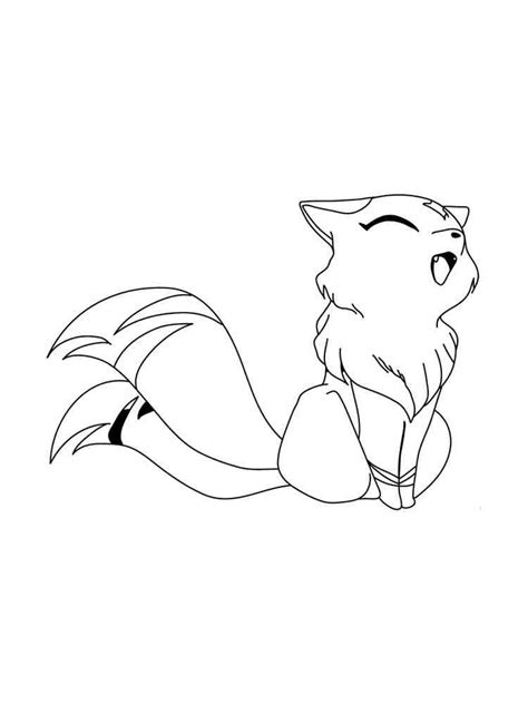 Anime Animals Coloring Pages Coloring Home Afvere