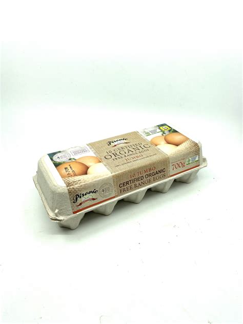 Certified Organic Jumbo Free Range Eggs Todarellos