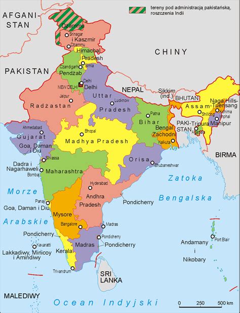 Fileindia Administrative Map 1961 Plpng Wikimedia Commons