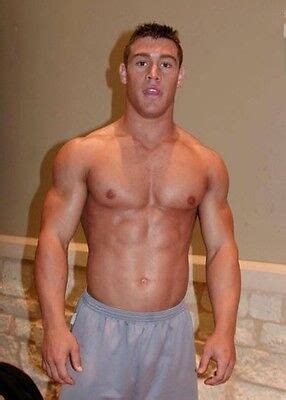 Shirtless Male Athletic Muscular Body Builder Jock Beefcake Photo X