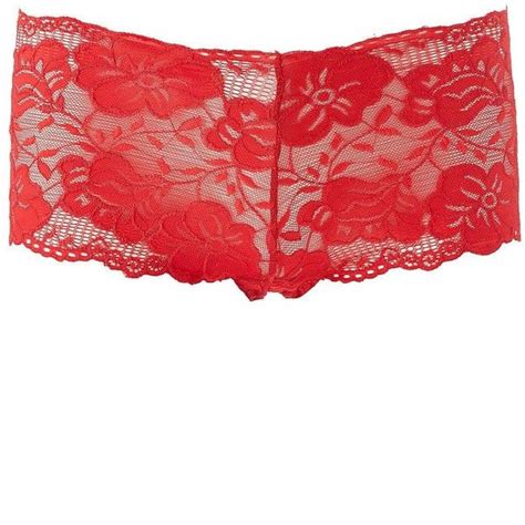 Charlotte Russe Sheer Lace Cheeky Panties 3 50 Liked On Polyvore Featuring Intimates Panties