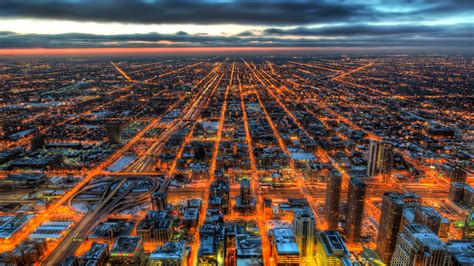 2560x1440 Chicago HDR 1440P Resolution HD 4k Wallpapers ...