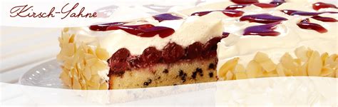 Kirschkuchen mit sahne und keksen. Kathi Rainer Thiele GmbH