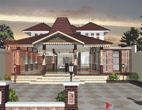 Anda bisa menggabungkan 2 konsep adat joglo dengan modern jika mau, karena itulah anda bisa cek contoh rumah adat disini. Model Teras Rumah Joglo Modern - Rumah Minimalis Terbaru