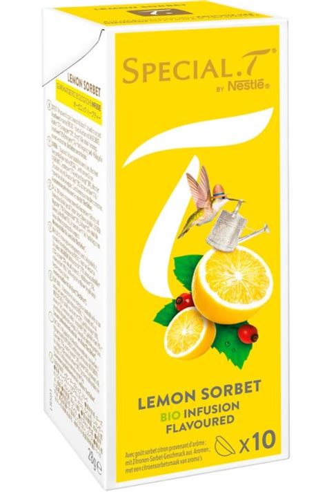Boîte De 10 Capsules Spécial T By Nestlé Lemon Sorbet Achat And Prix Fnac
