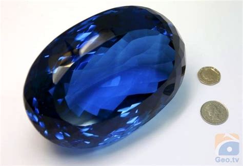 The Largest Blue Topaz Gemstone In The World Photos