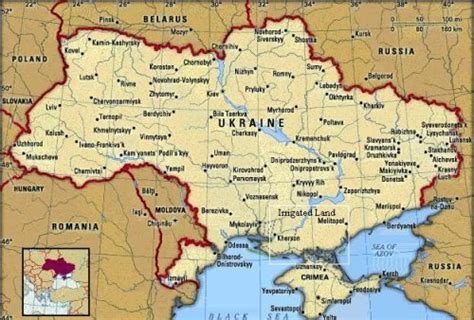 Map location, cities, capital, total area, full size map. 10 Interesting Ukraine Facts | My Interesting Facts