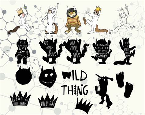 Where the Wild Things Are svg file/ Where the Wild Things Are | Etsy