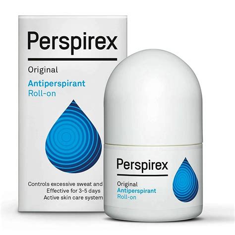 Perspirex Original Antiperspirant Roll On 20ml Unscented Control Sweat