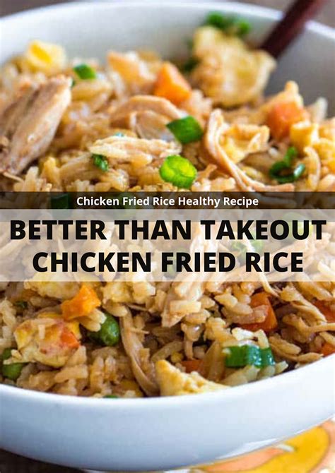 This is such an easy and classic recipe that everyone should give it a try. BETTER THAN TAKEOUT CHICKEN FRIED RICE